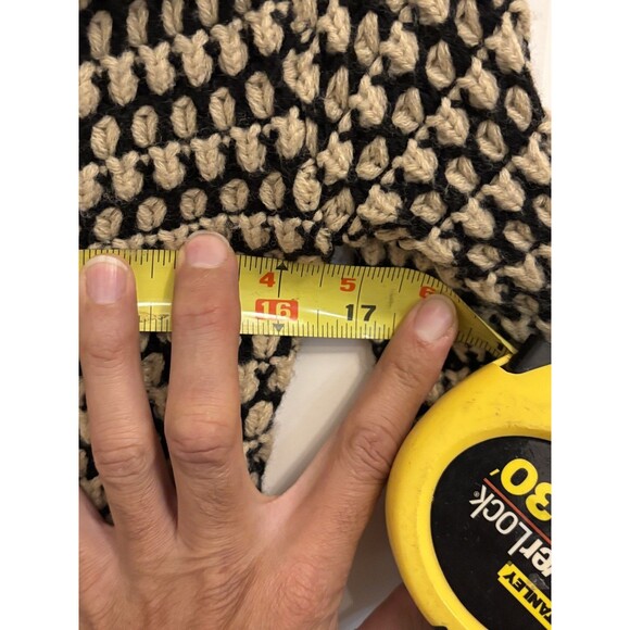 Free People women’s Vintage Brown XS Chunky Knit Wool Blend Button Sweater Coat - Picture 12 of 12